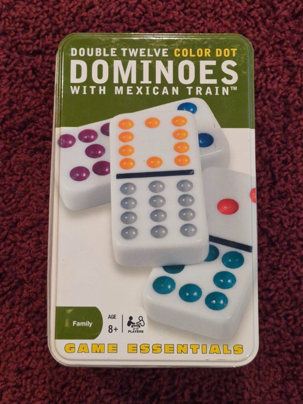 Dominoes with Mexican Train Family Game